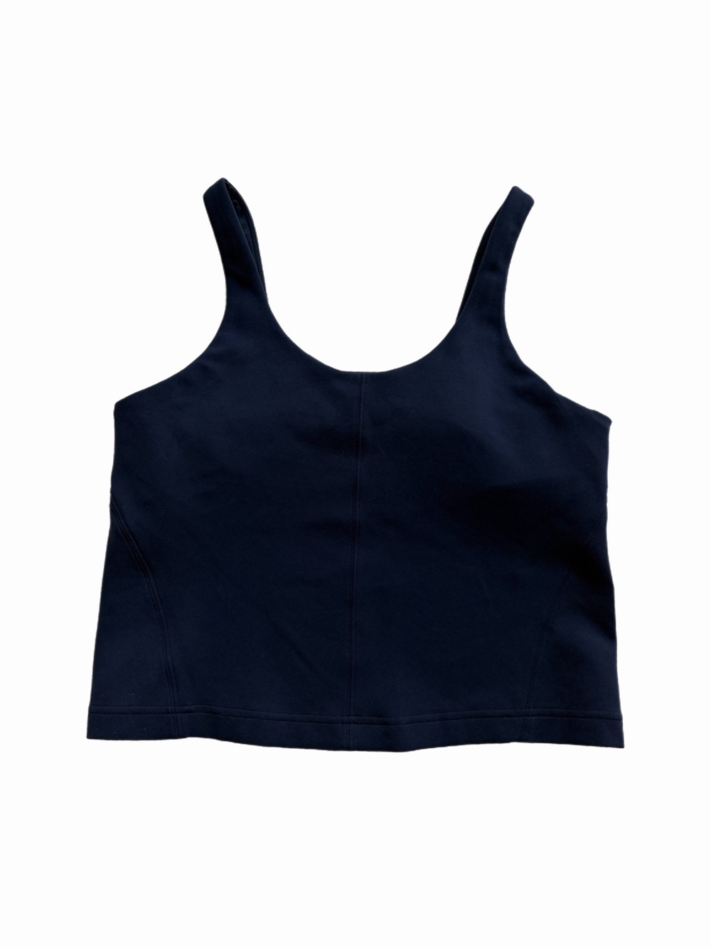 Lululemon Glow Up Tank Top B/C Cup 10 True Navy Blue Workout Minimalist